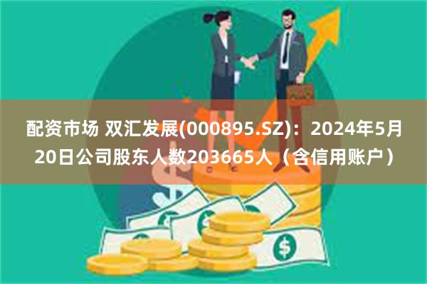 配资市场 双汇发展(000895.SZ)：2024年5月20日公司股东人数203665人（含信用账户）