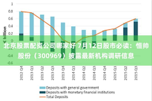 北京股票配资公司哪家好 7月12日股市必读：恒帅股份（300969）披露最新机构调研信息