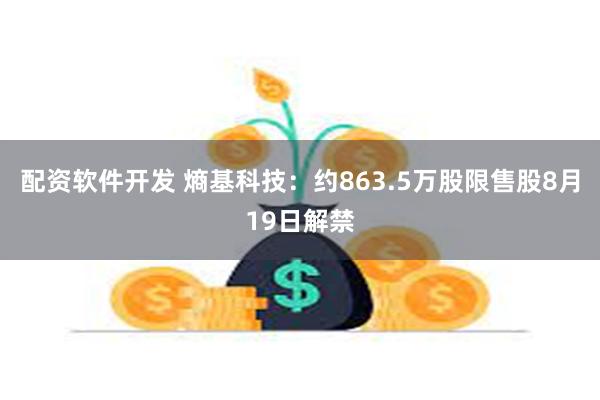 配资软件开发 熵基科技：约863.5万股限售股8月19日解禁